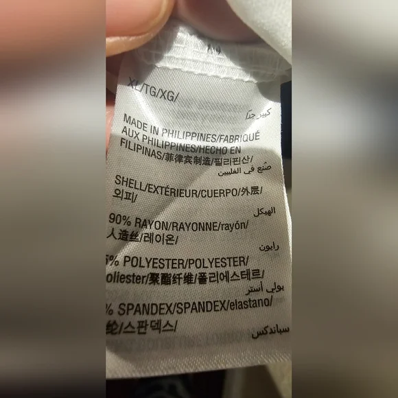 INC International Concept Illusion-Stripe HalterTop White Size X-Large - Picture 6 of 7